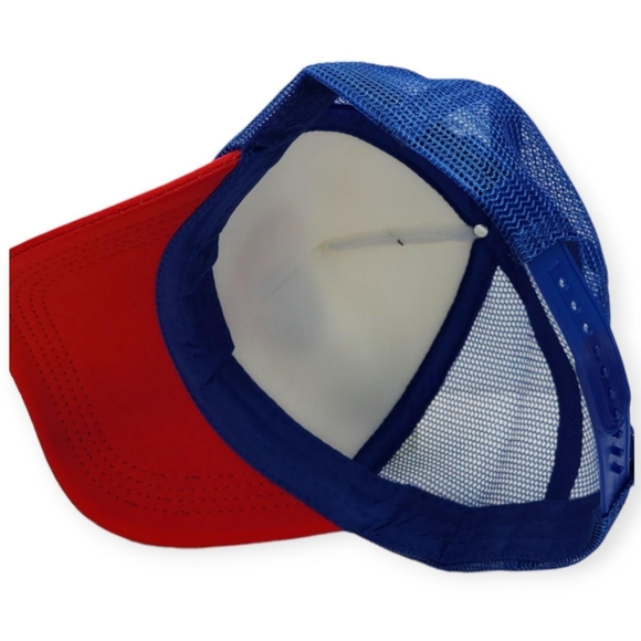 New Unisex USA Flag Heart Snapback Cap Hat - Picture 3 of 4